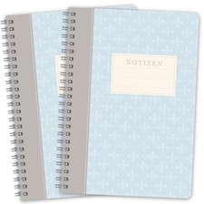 2-er Set Notizbuch Spiralheft