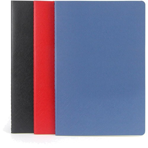 Notizbuch 3er set farbmix - notizbuch,
