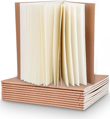 Notizbuch blanko 10 - 10, kraft
