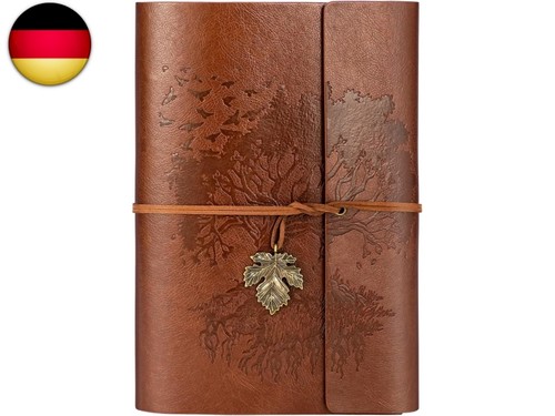 Leder notizbuch tagebuch - leder,