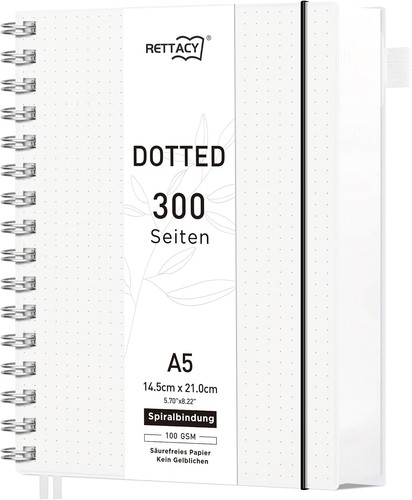 Notizbuch dotted 180 - a5,