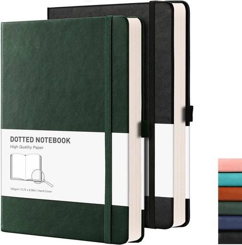 Notizbuch dotted 2er pack - a5,