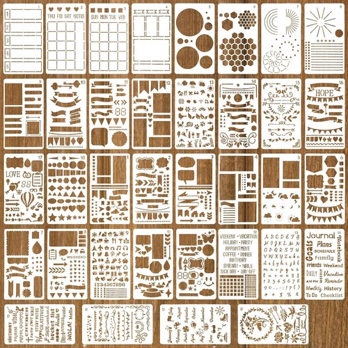 Tagebuch-Schablonen-Set