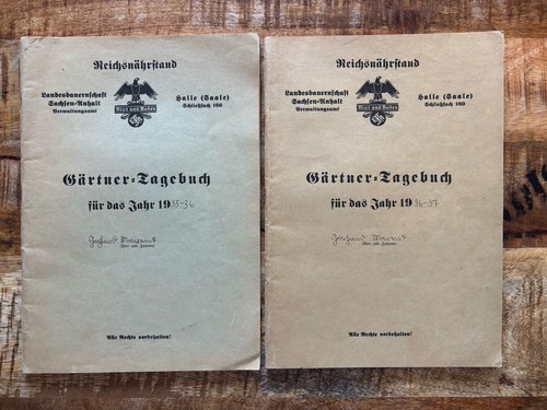 Original gärtner tagebücher - original, gärtner-tagebücher