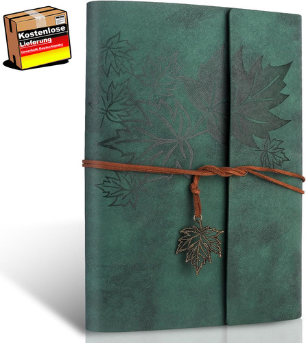 Leder notizbuch ringbuch - leder-notizbuch, a5