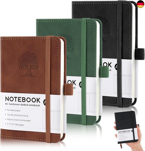 Notizbuch 3 stück - notizbuch,