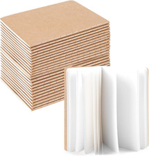 Mini-notizbücher Set 24 braun