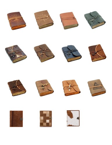 Leder tagebuch vintage - tagebuch,