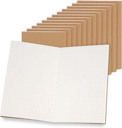 Notizbuch gepunktet 5mm - gepunktet,