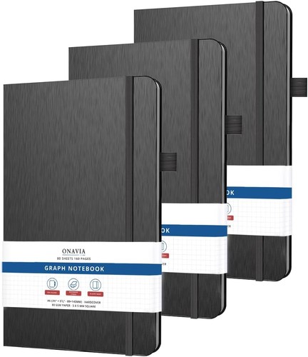 Notizbuch hardcover kariert - hardcover,