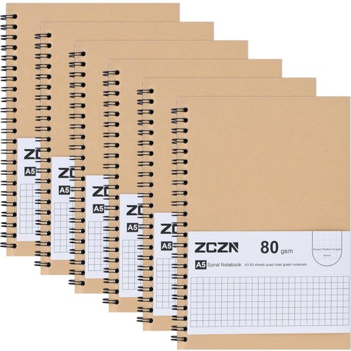 Notizbuch kariert stück - notizbuch, 6