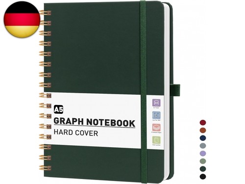 Notizbuch kariert - a5,