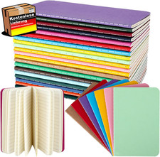 A6 Notizbuch Set mit 20 Farben